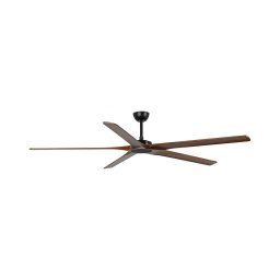 FARO 34190WT - Ventilador de teto BIGWOOD XL pinho/preto Ø 200 cm WT + comando