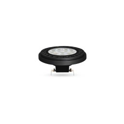 Lâmpada LED ECOLINE AR111 G53/12W/12V 4000K 30° preto - Brilagi