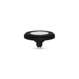 Lâmpada LED ECOLINE AR111 GU10/12W/230V 3000K 120° preto - Brilagi