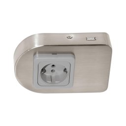 Eglo 94662 - Tomada de armário, incl. USB TAXANO