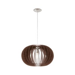Eglo 95025 - Candeeiro suspenso STELLATO 1xE27/60W/230V castanho