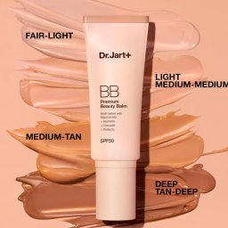 Dr. Jart + Cosméticos Faciais Premium BB Beauty Balm SPF 50 Base Hidratante - Com Proteção 01 FAIR-LIGHT