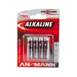 Ansmann 09630 LR03 AAA VERMELHO - pilha alcalina de 4pcs 1.5V