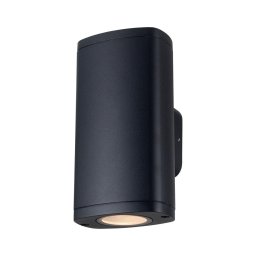 Kanlux 38882 - Iluminação de parede exterior ZEVI 2xGU10/10W/230V IP54 preto