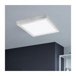 Eglo 97265 - Luminária de teto LED FUEVA 1 1xLED/25W/230V prateada quadrada
