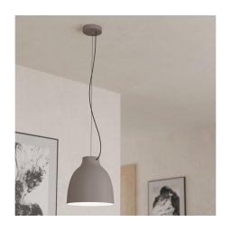 Eglo 900159 - Candelabro suspenso CAMASCA 1xE27/40W/230V cinzento