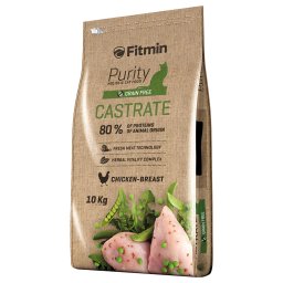 10 kg de alimento seco para gatos Fitmin Cat Purity Castrate