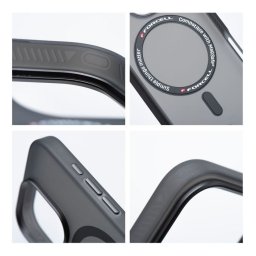 Capa Samsung S25 Plus FORCELL F-PROTECT Military Drop-Test com Magsafe Smoky Black