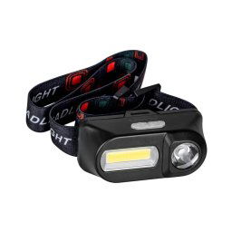 Lanterna frontal recarregável LED dimmável 2xLED/5V IP44 210 lm 2000 mAh