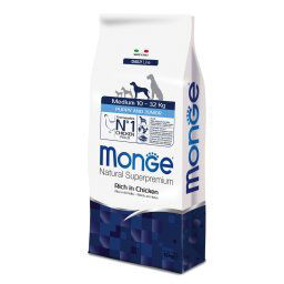 12kg Frango Puppy Junior Medium Monge Super Premium ração
