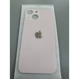 Tampa traseira de substituição em vidro para iPhone 13 mini rosa