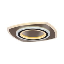 Rabalux 71317-LED Luminária de teto regulável TANELI 60W/230V 3000/4000/6000K cromado/preto + controlo remoto