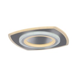 Rabalux 71318 - Candeeiro de teto LED regulável TANELI 60W/230V 3000/4000/6000K cromado + comando remoto