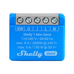 Shelly 1 Mini Gen4 Módulo interruptor WiFi Zigbee Bluetooth Matter
