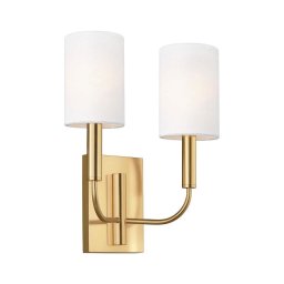 Feiss FE-BRIANNA2-BB - Iluminação de parede BRIANNA 2xE14/60W/230V