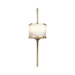 Kichler KL-MONA-S-PB - Iluminação LED para casa de banho MONA 2xG9/3W/230V IP44 dourado