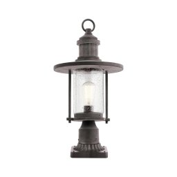 Kichler KL-RIVERWOOD3-M - Candeeiro exterior RIVERWOOD 1xE27/60W/230V IP44 preto