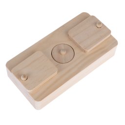 TIAKI Brinquedo de inteligência rotativo para pequenos animais 16 x 8 x 3,5 cm