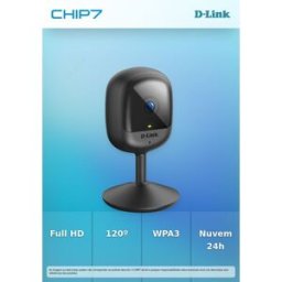 D-Link Camera Cloud Wireless N Full HD, 120º, WPA3, Grabación Cloud 24h free, Amazon Alexa, Google Assistant