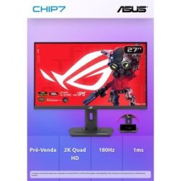 Monitor ASUS - 27" 2K Quad HD Wide Fast IPS / 180Hz / 1ms - ROG Strix Gaming XG27ACG
