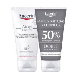 Eucerin Cuidados com a mão Duplo AtopiaControl Creme para as mãos para pele seca e irritada