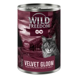 6x400g Velvet Gloom Red Meat Wild Freedom comida húmida gatos