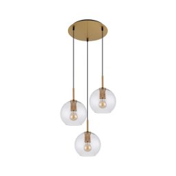 Globo 15462H1 - Candelabro num fio ADARA 3xE27/60W/230V