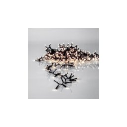 Eglo 410834 - Guirlanda LED para exterior CRISPY ICE, 800 LEDs, 21 m, IP44, branco quente