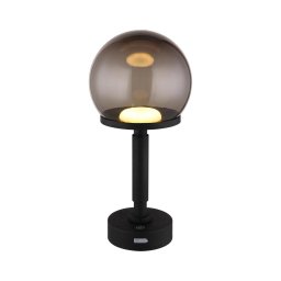 Globo 21034S - Candeeiro de mesa LED tátil HAKU LED/2,5W/5V 2700/4000/6500K preto