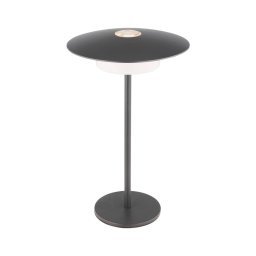 Globo 21024G-LED Lâmpada de mesa tátil recarregável KYLER LED/3W/3,7V 1800/2700/3000K cinzenta