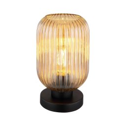 Globo 15469TA - Candeeiro de mesa NORMY 1xE27/40W/230V castanho