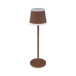 Globo 58433R - Lâmpada de mesa LED dimmável RIDLEY LED/4,6W/3,7V 3000K marrom
