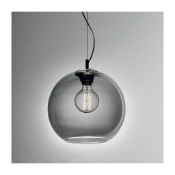 Ideal Lux - Candeeiro suspenso NEMO 1xE27/42W/230V diâmetro 30 cm fumado