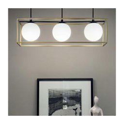 Ideal Lux - Candeeiro suspenso LINGOTTO 3xE14/28W/230V