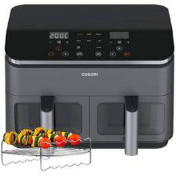 FRITADEIRA SEM OLEO AIR FRYER COSORI DUAL BASKET 8,5 L