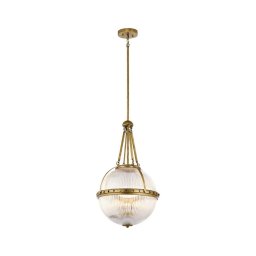 Kichler - Candelabro suspenso ASTER 3xE14/60W/230V dourada