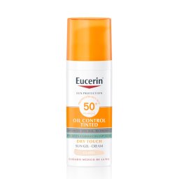 Eucerin Cosméticos Faciais Sun Face Photoaging Control Fluid SPF 50+ Creme Protetor com Cor