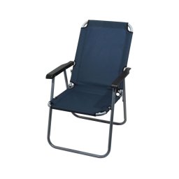 Cadeira de campismo dobrável azul