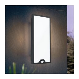 Eglo 99521 - Iluminação exterior LED com sensor CASAZZA LED/16W/230V IP44
