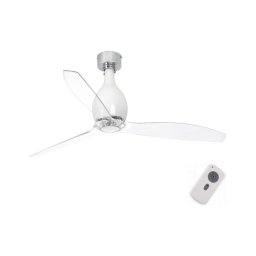 FARO 32020 Ventilador de techo MINI ETERFAN blanco/transparente pr. 128 cm + comando