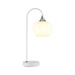 Globo 15548TW - Candeeiro de mesa MAXY 1xE27/40W/230V branco