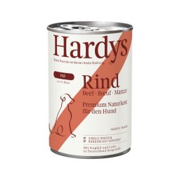 6x400g vaca Hardys Pur alimento húmido para cães