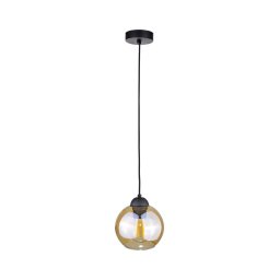 Candelabro suspenso AMBRE BLACK 1xE27/60W/230V