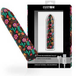 Balas Personalizadas Recarregáveis Balas Magnéticas Florais 10V