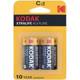 Baterias Alcalinas Kodak Xtralife Cx 2 Unidades