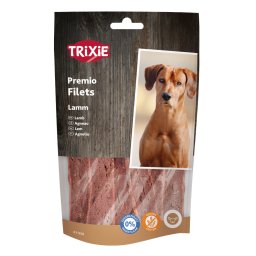 6x80g cordeiro Premio Fillets Trixie snacks para cães