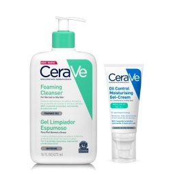 Cerave Cosméticos Faciais Foaming + Oil Control Set