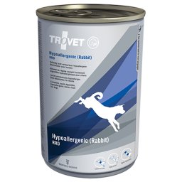 400g coelho RRD Hypoallergenic Trovet comida húmida para cães