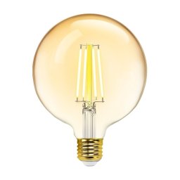 Lâmpada LED com regulação FILAMENT G125 E27/6W/230V 2700-6500K Wi-Fi - Aigostar