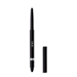Dior Delineador de olhos Lápis de Contorno de Olhos 24H - Delineador à Prova d'água - Cor Intensa - Textura Cremosa e Aplicação Ideal 076 PEARLY SILVER